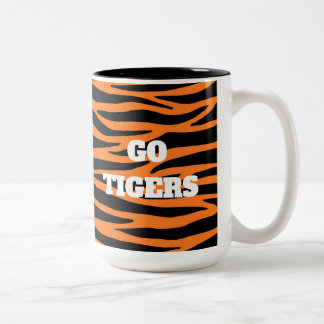 Caneca De Café Em Dois Tons Mug De Café De Tigre Personalizado