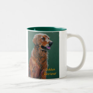 Caneca De Café Em Dois Tons Mug de café "Ouro Retriever"