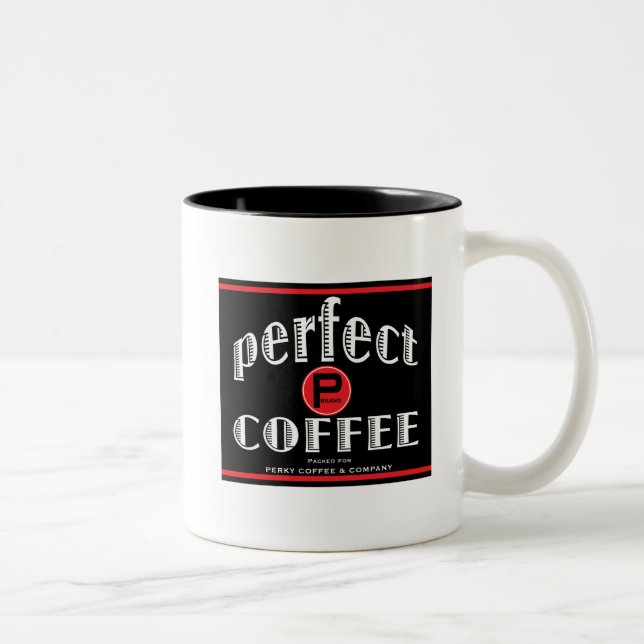 Caneca De Café Em Dois Tons Mug De Café Perfeito (Direita)