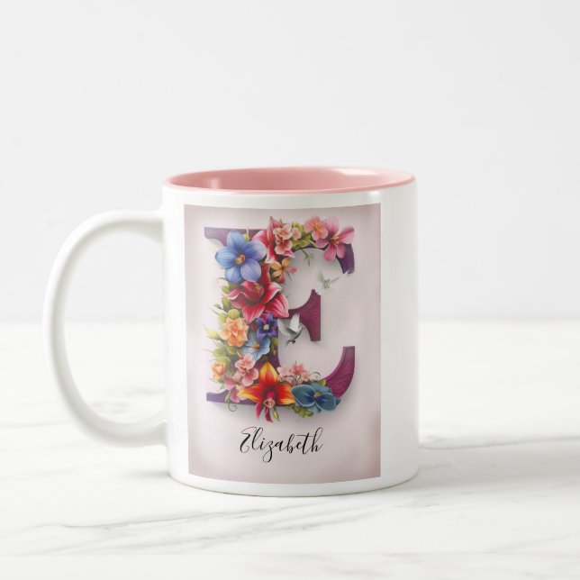 Caneca De Café Em Dois Tons Mug de café personalizado (Esquerda)