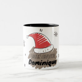 Caneca De Café Em Dois Tons Mug de café personalizado favorito dos papais noei