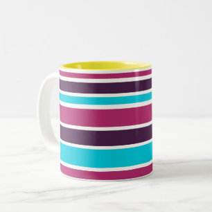 Caneca De Café Em Dois Tons Mug De Café Rosa E Violeta Roxo
