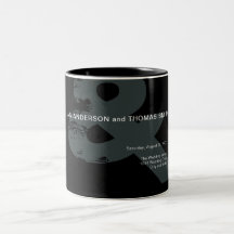 Mug de Casamento Russo Moderno Ampersand