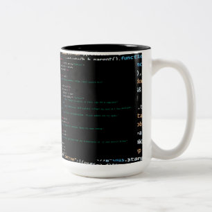 Caneca De Café Em Dois Tons Mug de código Python GPT-4