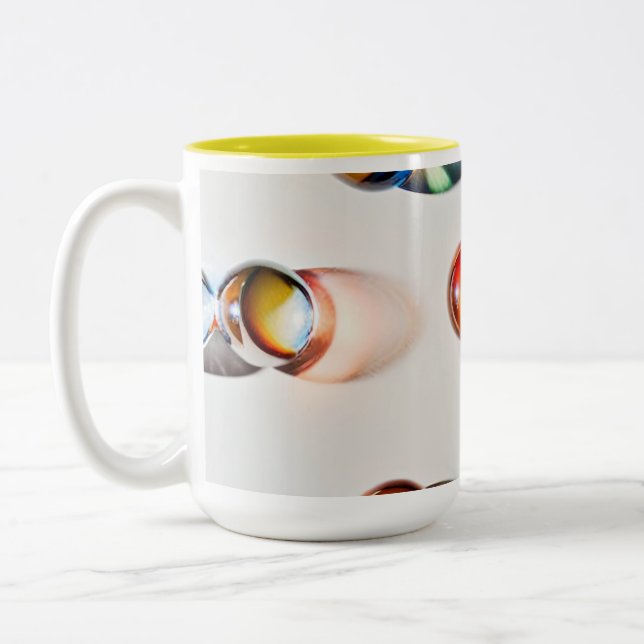 Caneca De Café Em Dois Tons Mug de cor redonda (Esquerda)