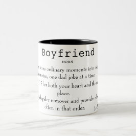 Caneca De Café Em Dois Tons Mug de definição namorado