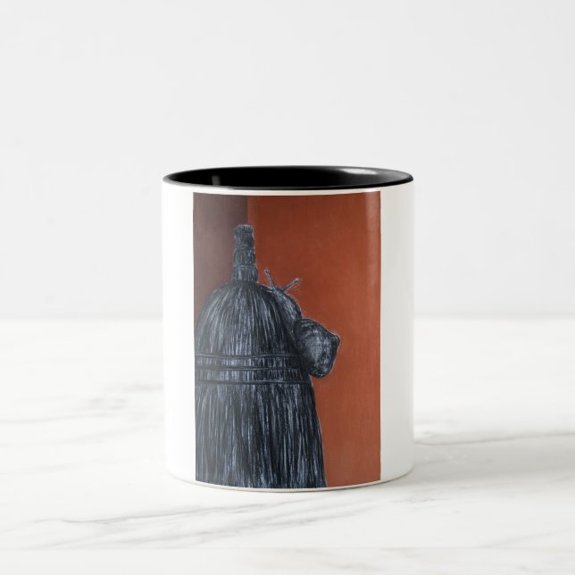 Caneca De Café Em Dois Tons Mug de desenho russo (Centro)