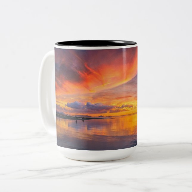 Caneca De Café Em Dois Tons Mug de dois tons, 15 oz (Frente Esquerda)