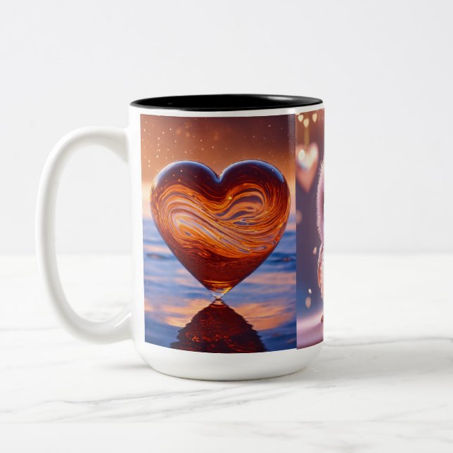 Caneca De Café Em Dois Tons Mug de dois tons, 15 oz (Esquerda)