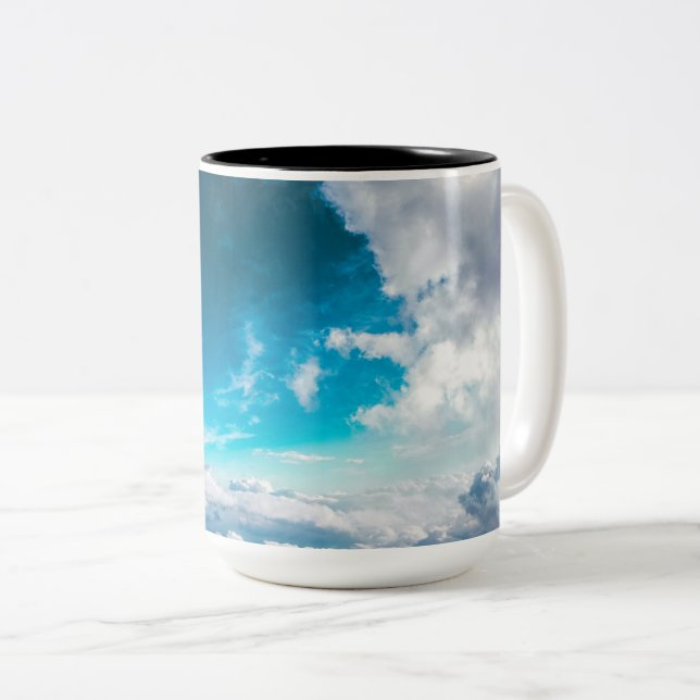 Caneca De Café Em Dois Tons Mug de dois tons, 15 oz (Frente Esquerda)