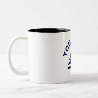 Caneca De Café Em Dois Tons Mug de dois tons - Preto