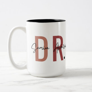 Caneca De Café Em Dois Tons Mug de DR personalizado,