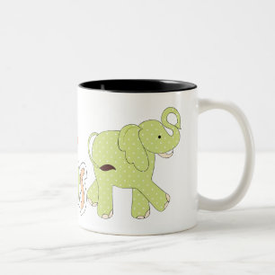 Caneca De Café Em Dois Tons Mug de Elefante