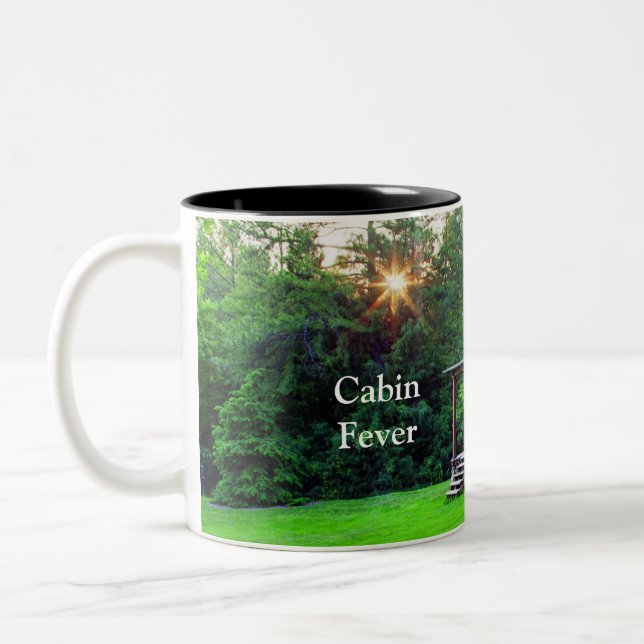 Caneca De Café Em Dois Tons Mug De Febre De Cabina (Esquerda)