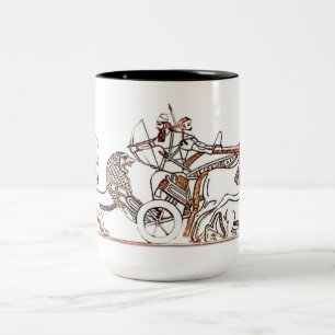Caneca De Café Em Dois Tons Mug de Guerreiros Assírios