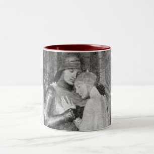 Caneca De Café Em Dois Tons Mug de Idade Média