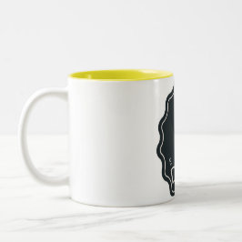 Caneca De Café Em Dois Tons Mug de logotipo clássico ESDK