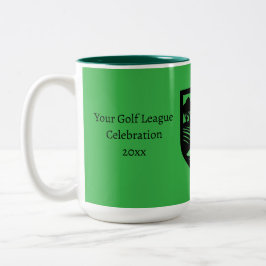 Caneca De Café Em Dois Tons Mug de logotipo personalizado do clube Golf Countr