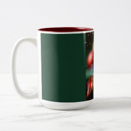 Caneca De Café Em Dois Tons Mug de Natal Dalmaciano