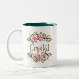Caneca De Café Em Dois Tons Mug de Nome Personalizado