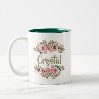 Caneca De Café Em Dois Tons Mug de Nome Personalizado