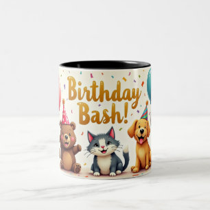 Caneca De Café Em Dois Tons Mug de Partido Animal