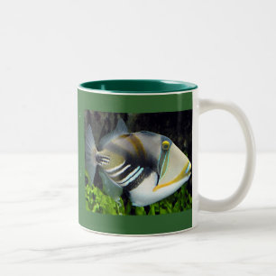 Caneca De Café Em Dois Tons Mug de Peixe Tropical do Havaí