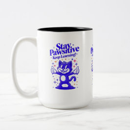 Caneca De Café Em Dois Tons Mug de Positividade