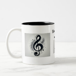 Caneca De Café Em Dois Tons Mug de Professores de Música