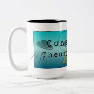 Caneca De Café Em Dois Tons Mug de Teoricologia da Conspiração