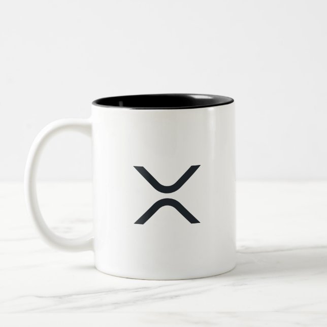 Caneca De Café Em Dois Tons Mug de tom duplo XRP (Esquerda)