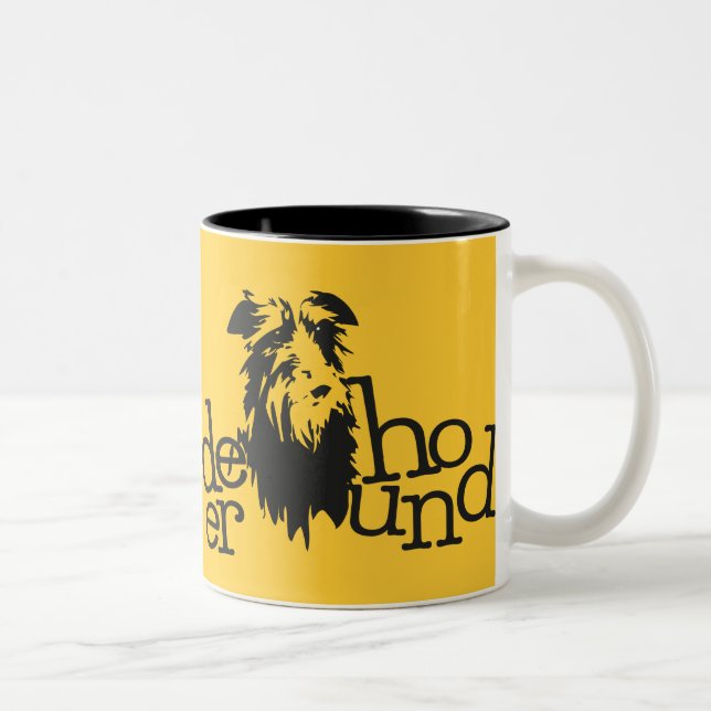 Caneca De Café Em Dois Tons Mug Deerhound (Direita)