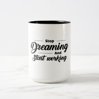 Caneca De Café Em Dois Tons mug design