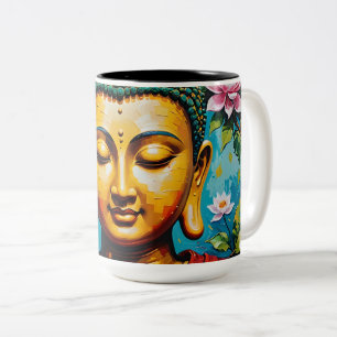 Caneca De Café Em Dois Tons Mug do Caminho de Buda