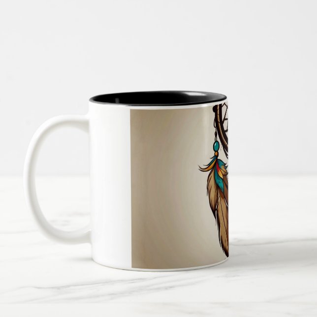 Caneca De Café Em Dois Tons Mug do Designer (Esquerda)