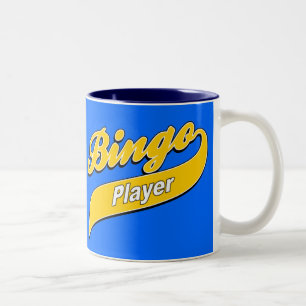 Caneca De Café Em Dois Tons Mug Do Jogador De Bingo
