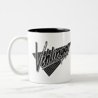 Caneca De Café Em Dois Tons Mug do logotipo Vehlinggo - Variante 'Vehlinggo Go