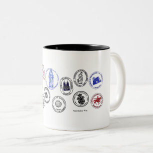 Caneca De Café Em Dois Tons Mug Dois Tones Santo James Way