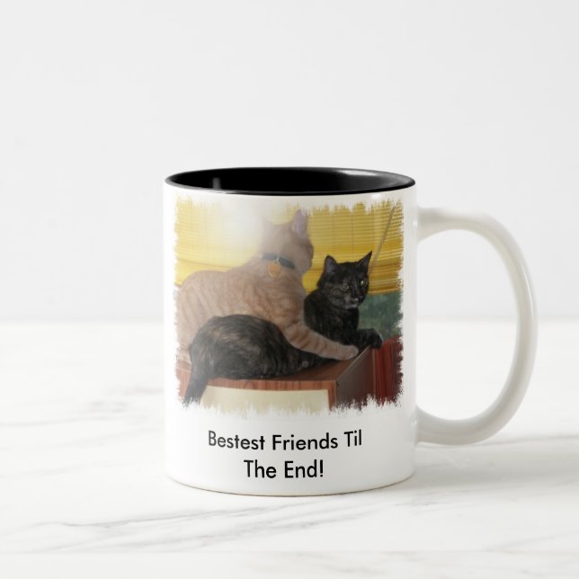 Caneca De Café Em Dois Tons Mug dos melhores amigos (Direita)