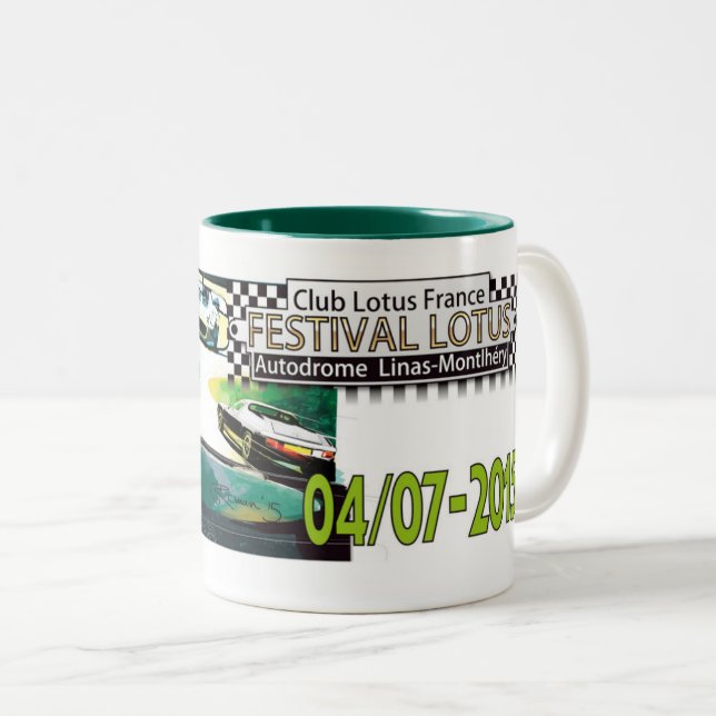 Caneca De Café Em Dois Tons Mug Festival Lotus CLF 2015 (Frente Esquerda)