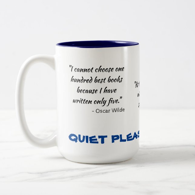 Caneca De Café Em Dois Tons Mug for Writers (2) (Esquerda)