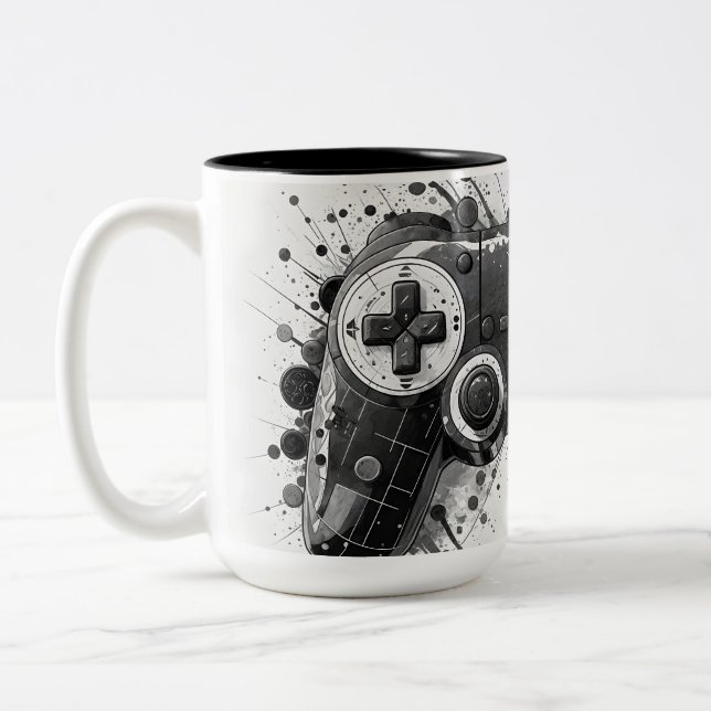 CANECA DE CAFÉ EM DOIS TONS MUG GAME OVER (Esquerda)