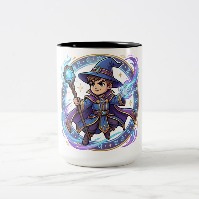 Caneca De Café Em Dois Tons Mug La voie du Magicien  (Centro)