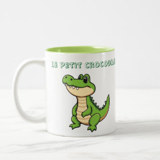 Caneca De Café Em Dois Tons Mug Le Petit crocodile