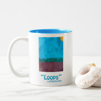 Caneca De Café Em Dois Tons Mug "Loops"