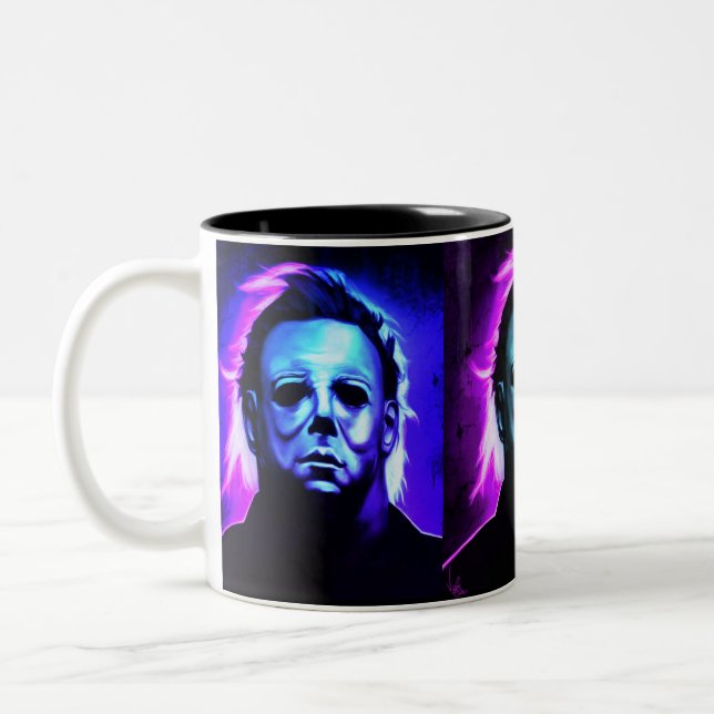 Caneca De Café Em Dois Tons Mug Michael Myers (Esquerda)