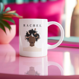 Caneca De Café Em Dois Tons Mug Moderno Minimalista Feminina