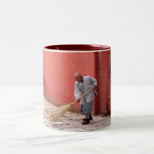 Caneca De Café Em Dois Tons Mug Monk Budista