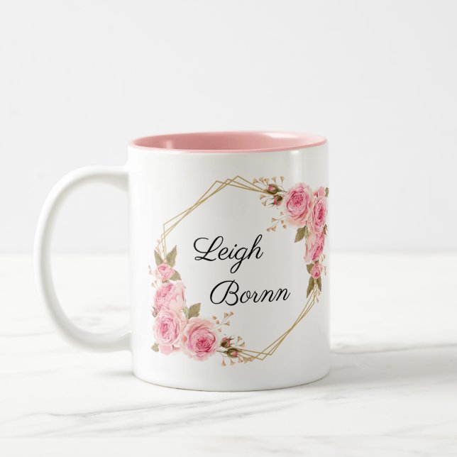 Caneca De Café Em Dois Tons Mug Motivacional (Esquerda)
