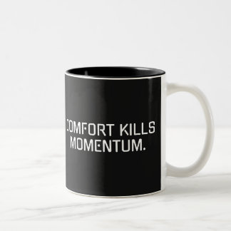 Caneca De Café Em Dois Tons Mug Motivacional "Matares de conforto"